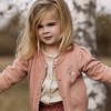 Oudroze gebreide cardigan - Knitted cardigan deep pink 